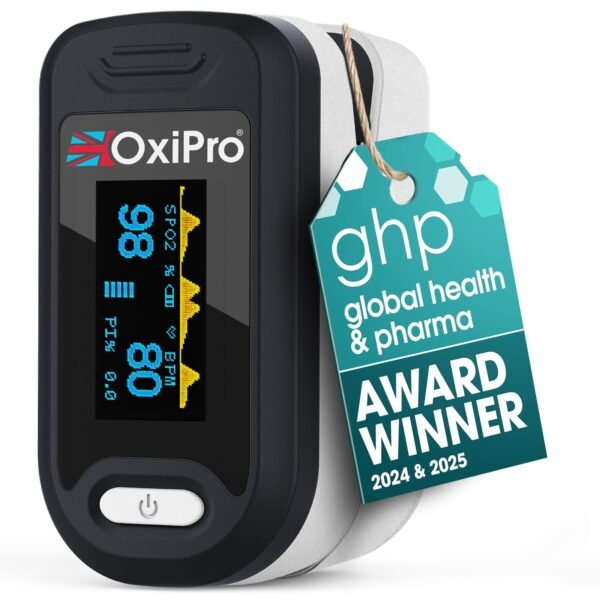 Premium OxiPro OX2 Pulse Oximeter - NHS Supplied SpO2 Blood Oxygen Monitor